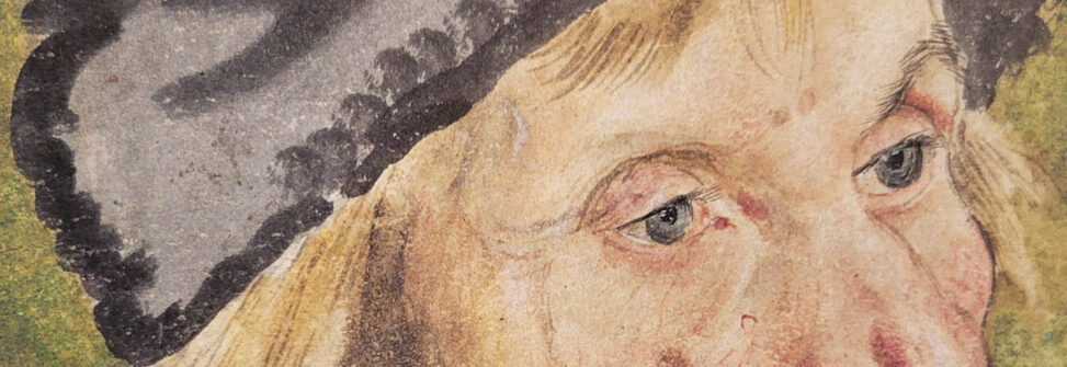Detail of Lucas Cranach the Elder, Head of a Peasant